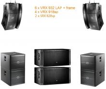 VRX set 3 12000W Powered