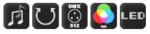 LED-SCHIJNWERPER OUTDOOR IP65 - 12 x 3W RGB LEDs www.discobaradventure.be